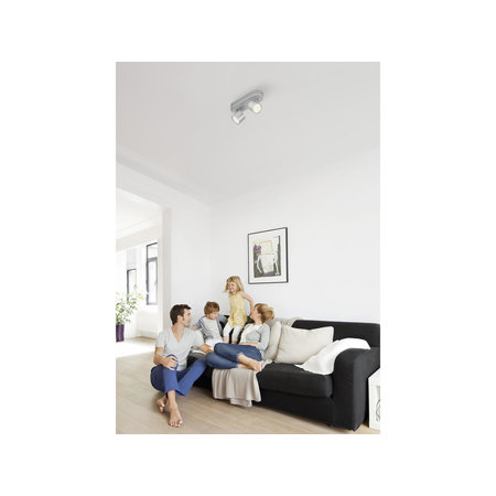 Philips Plafondspot Star 2x 4W LED Aluminium