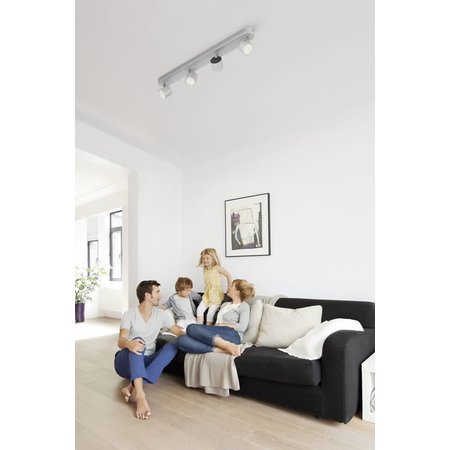 Philips Plafondspot Star 4x 4W LED Aluminium