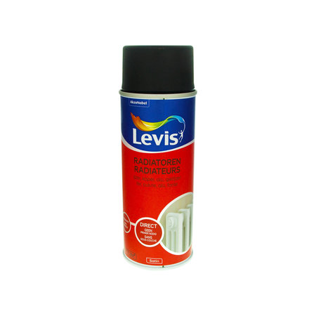 Levis Radiatoren Satin Black Touch 400ml