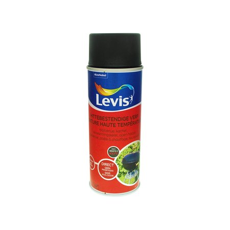 Levis Hittebestendige Verf Mat Black Touch 400ml