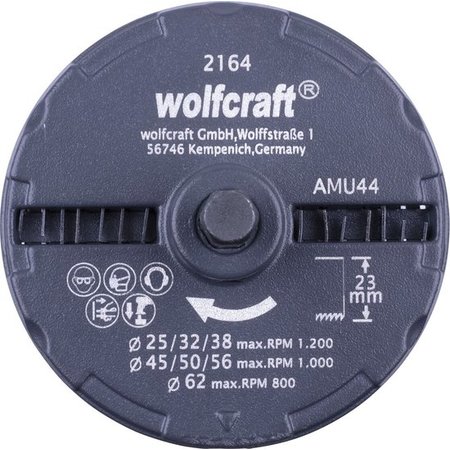 WOLFCRAFT Multikransgatenzaag, Ø 25-62mm