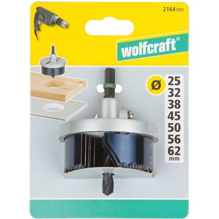 WOLFCRAFT Multikransgatenzaag, Ø 25-62mm