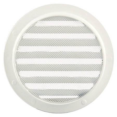 Renson Schoepenrooster Rond Ø125mm Aluminium RAL 9010