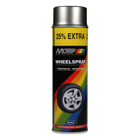 Motip Velgenlak Steelwheel 400ml + 25% Gratis