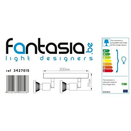 Fantasia Robus Spot Square Wit 4x