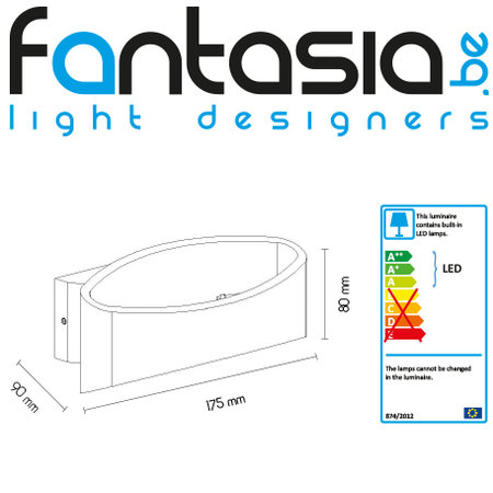 Fantasia Myra Wandlicht Zandwit