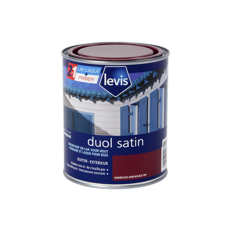 Levis Duol Satin Wijnrood 750ml