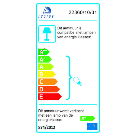 Lucide Wandlicht Zora-LED Wit 10W