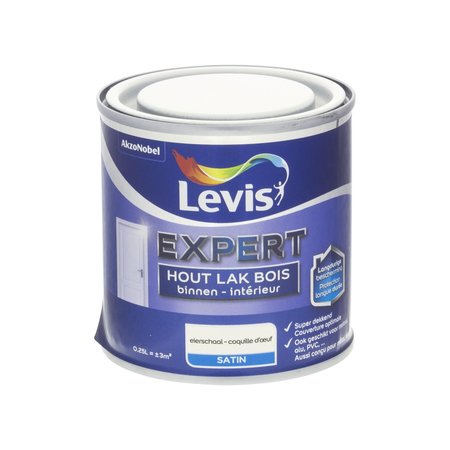 Levis Expert Hout Binnen Satin Eierschaal 250ml