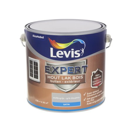 Levis Expert Hout Buiten Satin Dolfijngrijs 2,5L