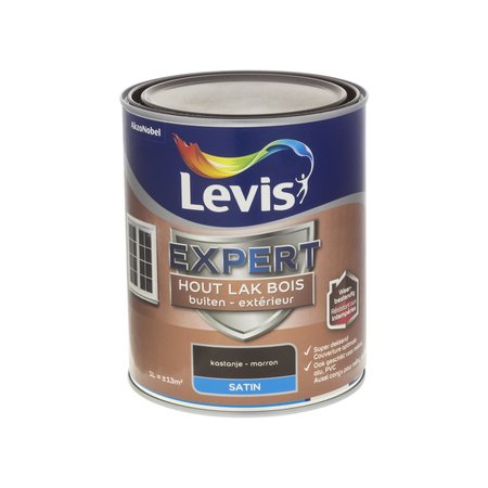 Levis Expert Hout Buiten Satin Kastanje 1L