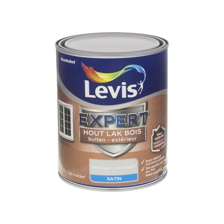 Levis Expert Hout Buiten Satin Dolfijngrijs 1L