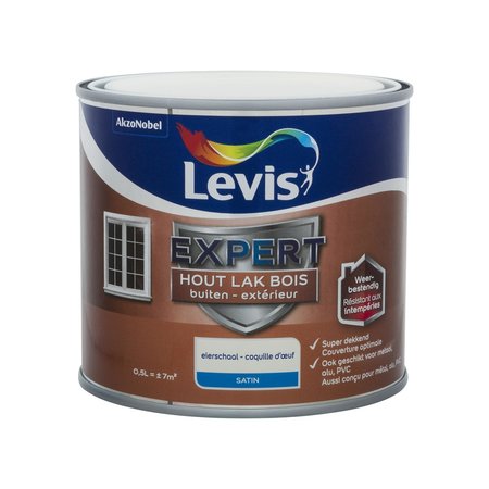 Levis Expert Hout Buiten Satin Eierschaal 500ml