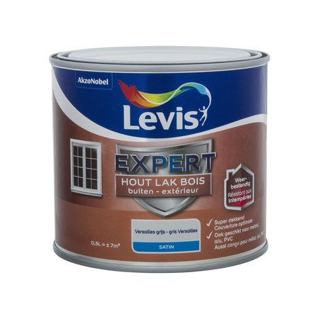 Levis Expert Hout Buiten Satin Versailles Grijs 500ml