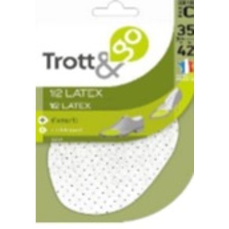 TROTT&GO Inlegzolen 1/2 Latex - 1 Paar