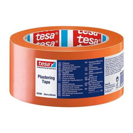 Tesa Bepleisteringstape Oranje 33m x 50mm