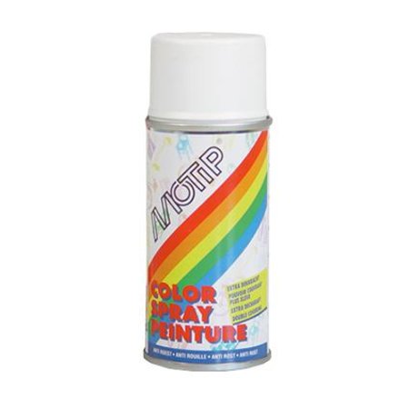 Motip Color Spray Zijdeglans Wit RAL 9010 150ml