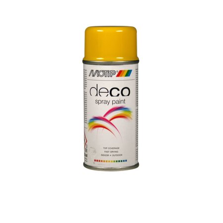 Motip Deco Paint Hoogglans Geel RAL 1021 150ml