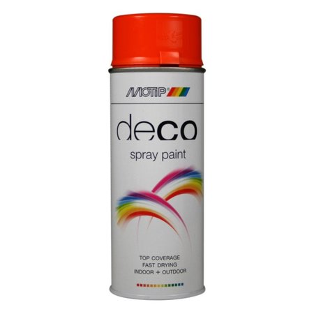 Motip Deco Paint Hoogglans Helder Oranje RAL 2004 400ml