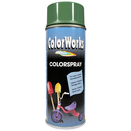 Colorworks Colorspray Groen RAL 6011 400ml