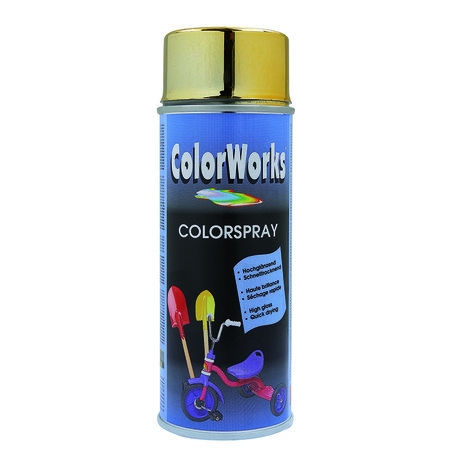 Colorworks Colorspray Hoogglans Goudeffect 400ml