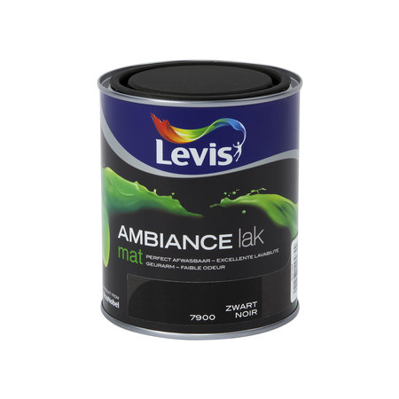 Levis Ambiance Lak Mat Zwart 750ml