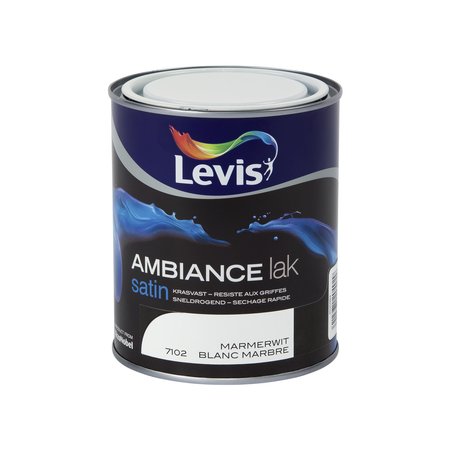 Levis Ambiance Lak Satin Marmerwit 750ml