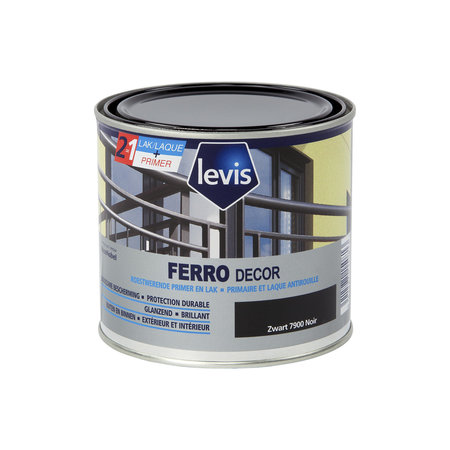 Levis Ferro Decor Zwart 500ml