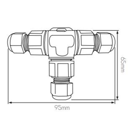 FANTASIA T-Connector IP68