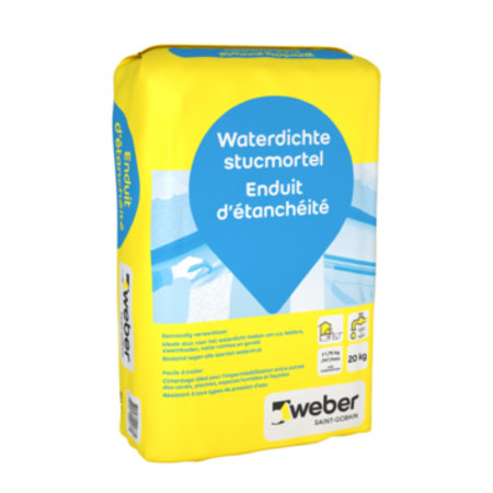 WEBER Waterdichte Stucmortel, 20 kg