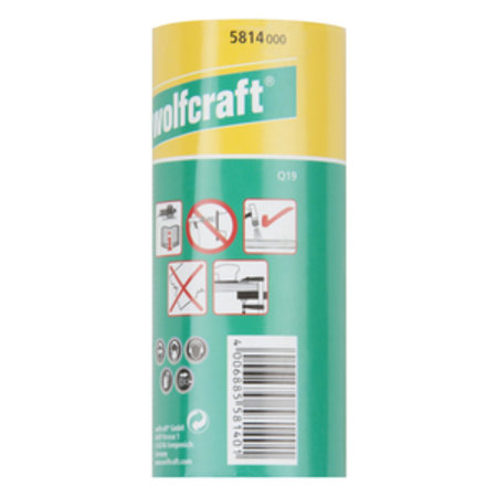 WOLFCRAFT Schuurpapierrol voor Metaal/Lak, 3 m x 115 mm, Korrel 320