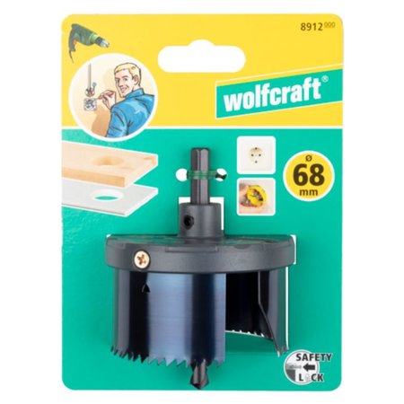 WOLFCRAFT Gatenzaag voor Contactdozen, Ø 68 mm