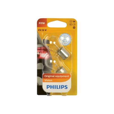 PHILIPS Signaallampen Auto 12498B2 P21W Vision