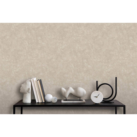 DUTCH WALLCOVERINGS Behangpapier Artifice/Brut- Uni Beige - M796.08