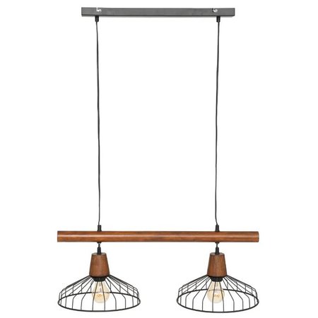 ATMOSPHERA Hanglamp met 2 Lampen 'Cafe' - 68cm