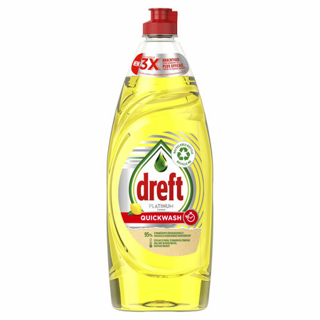 DREFT Platinum Quickwash Afwasmiddel Citroen, 625 ml