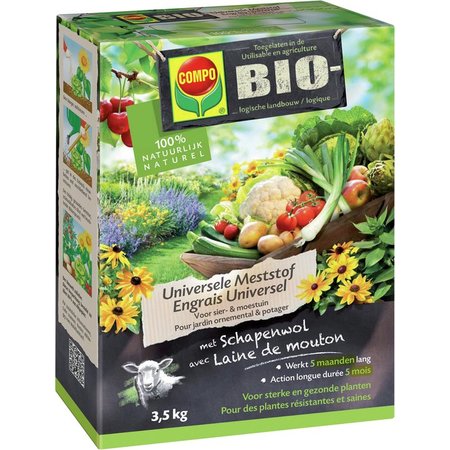 COMPO Bio Meststof Universeel, 3.5KG