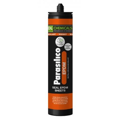 DL CHEMICALS Silicone Parasilico EPDM, Grafietzwart, 300ml