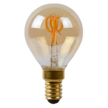 FANTASIA E14 LED Kogellamp G45 3W Amber 2200K Dimbaar