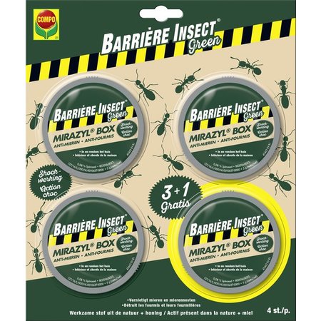 COMPO Barrière Insect Green Mirazyl Box, 3+1