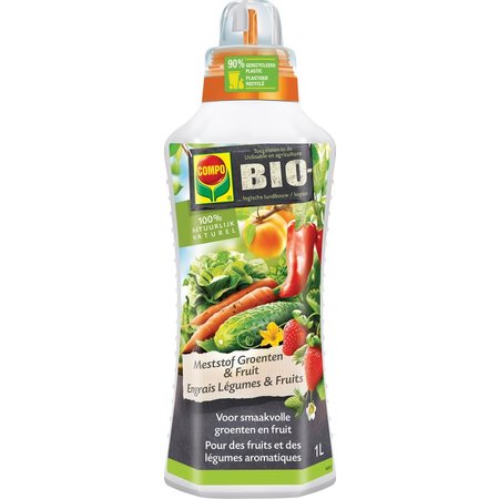 COMPO Bio Vloeibare Meststof Groenten & Fruit, 1l