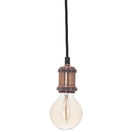 ATMOSPHERA Metalen Hanglamp, Koperkleurig, D.5 cm