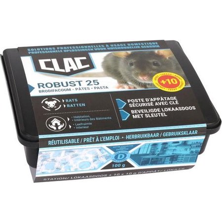 CLAC ROBUST 25 Pasta Forté Ratten en Muizen + 1 Lokdoos