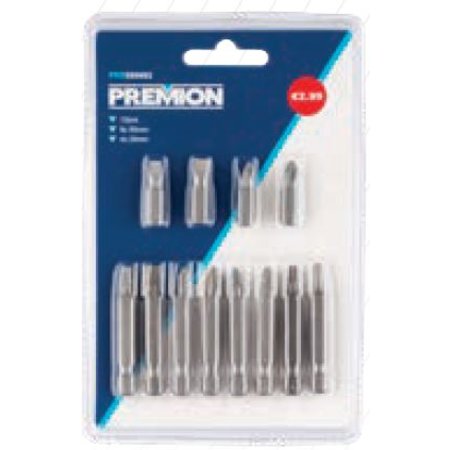 PREMION CR-V Bits, Set 12 Stuks