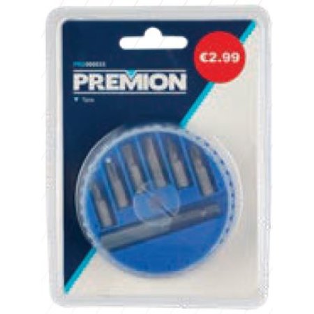 PREMION CR-V Bits, Set 7 Stuks