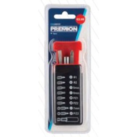 PREMION Bits PRE000137, Set van 9 Stuks