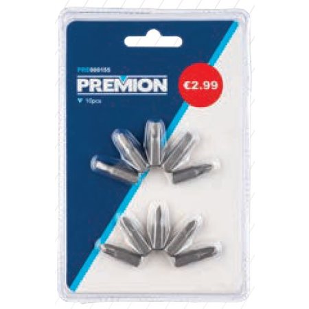 PREMION CR-V Bits, Set 10 Stuks