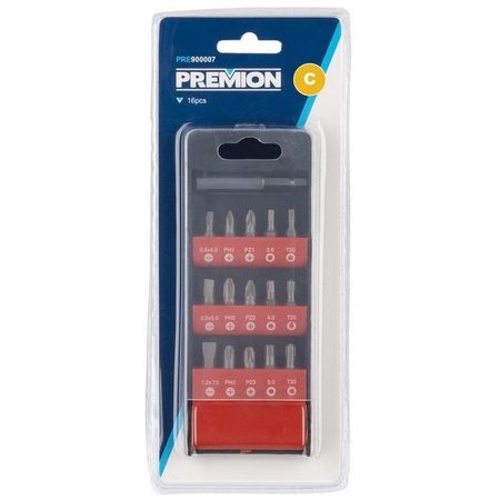 PREMION Bits Set 16 Stuks