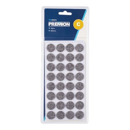 PREMION Vilt Meubelbeschermer-Vloerbeschermer 2cm, Set van 96 Stuks, PRE900010