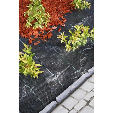 NATURE Gronddoek - 1 x 10m - 100 g/m² - Zwart